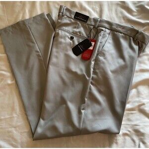 Greg Norman Pants Men Size 38"x32" Gray Pro Fit New with Tags